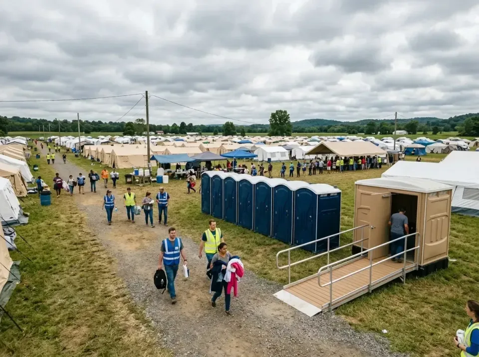 disaster-relief-camp-restrooms-010 — frequently asked questions, Dumpster & Portable Bathrooms Rental in Jennings Lodge, OR